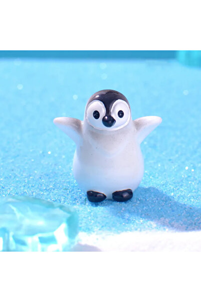 Choice7 مجسمات حيوانات صغيرة واقعية من الراتنج، مقاس واحد، دب قطبي، بطريق، فق...