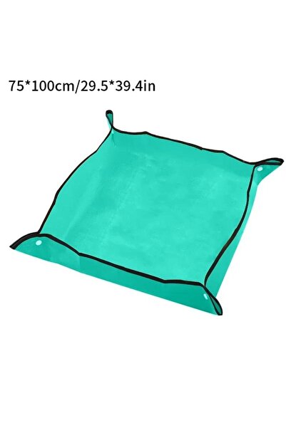 Choice حصيرة بستنة مربعة مقاومة للماء، مصنوعة من البولي إيثيلين، بأبعاد 75×10...