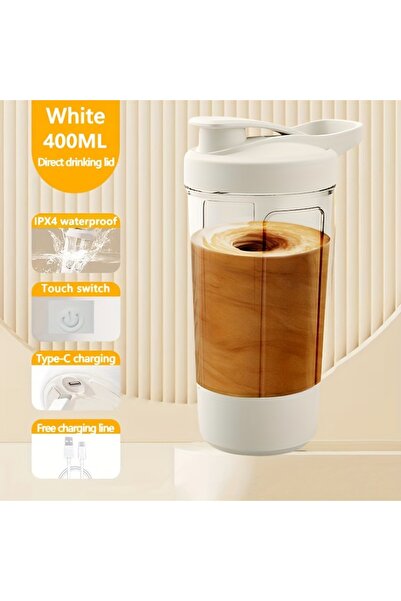 Choice3 450ml-700ml White 2025 New Self-Stirring Shaker Cup USB Charging Shak...