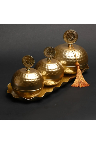 Generic Date boxes with tray, 3 pieces