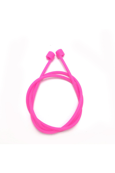 Choice7 حزام سماعات أذن وردي اللون لسماعات AirPods، حزام مضاد للضياع، حبل لسم...