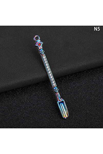 Choice 5 ملاعق معدنية صغيرة مع مجرفة صغيرة لقياس مسحوق الأدوية، أداة ملحقة لل...