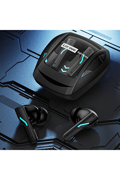 Choice1 سماعة ألعاب لينوفو GT100 سوداء، بلوتوث 6.0 لاسلكية، زمن استجابة منخفض...