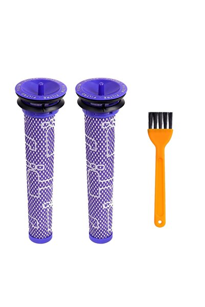 Choice7 قطعتان من فلاتر HEPA وفلاتر أولية مع فرشاة لمكنسة دايسون V7 V8 أبسولو...