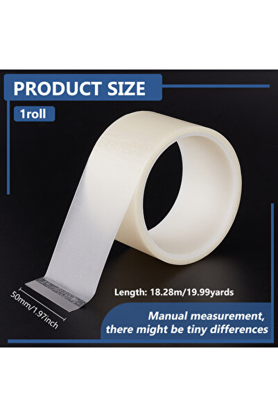 Choice1 شريط لاصق شفاف لإصلاح الكتب، 50 مم، 20 ياردة، شريط لاصق قابل للتمدد، ...