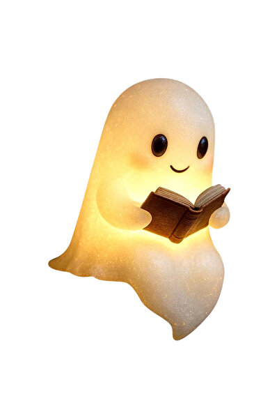 Choice1 1pcs large Cute Ghost Reading Book Lamp Ghost Reading Night Light LED...