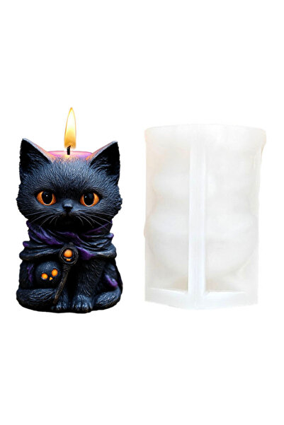 Choice قالب شموع سيليكون قابل لإعادة الاستخدام - قطعة واحدة - لصنع شموع على ش...