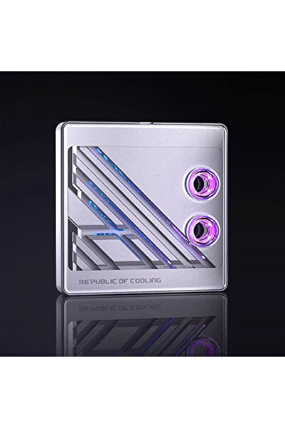 Choice1 Silver BOOO R-L Split per CPU Water Blk 0.08mm Waterway, Metal Curved...