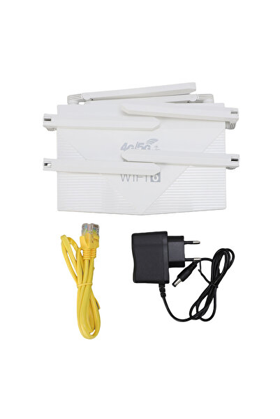 Choice WHITE Wireless Router WiFi6 4G 5G CPE LTE 300Mbps 6 Antennae Wireless ...