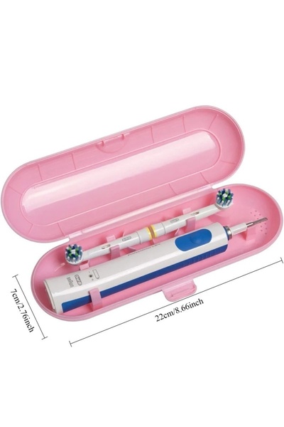 choice2 Pink Hard Carrying Case for Oral-B/Philips Universal Toothbrush Trave...