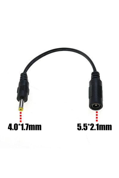 Choice4 18.5cm 4.0x1.7mm DC 5.5*2.1mm To 2.5*0.7 3.0*1.1 3.5*1.35 4.0*1.7 4.8...