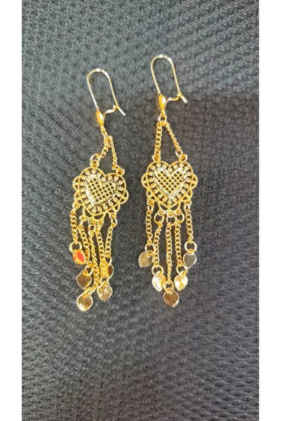 Tasarım Kalpli Hint küpesi