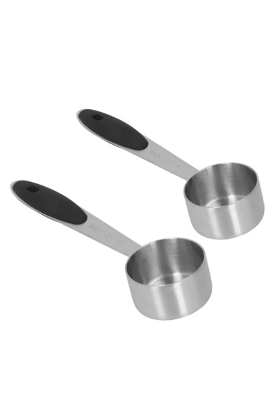 Choice 2Pcs 2Pcs Stainless Steel Coffee Measuring Scoop 1/8 Cup 30ml Measurin...