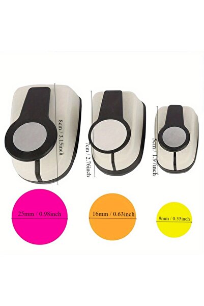 Choice1 مثقب ورق دائري 9 مم، قطعة واحدة، لأعمال فنية وحرفية، ومستلزمات سكرابو...