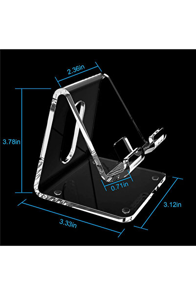 Choice Transparent Phone Desktop Stand For Table Cell Phone Support Holder Fo...