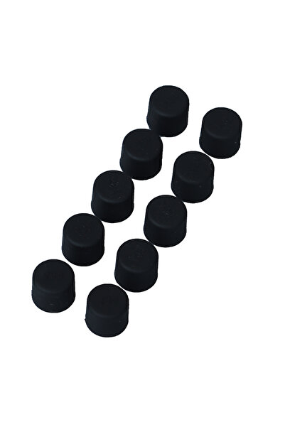 Choice1 10 قطع من أغطية السيليكون السوداء لحماية منافذ RCA الأنثوية، سدادات غ...