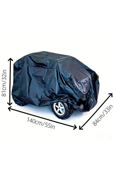 Choice1 black140x84x81cm Outdoor Kids Electric Car Cover, for 4WD RC Off-Road...