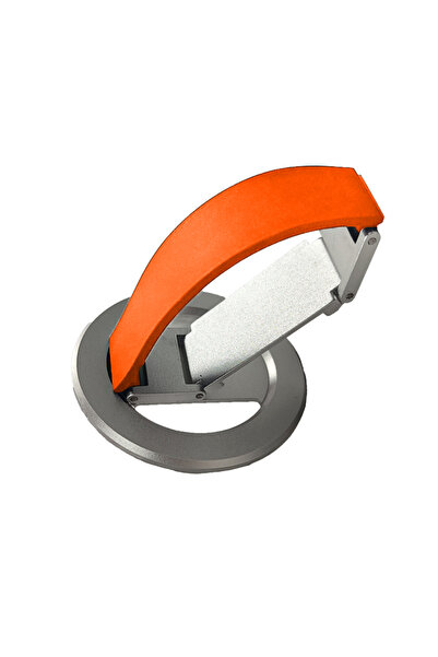 Choice حامل هاتف مغناطيسي قابل للطي مصنوع من سبائك الألومنيوم بلون برتقالي فض...