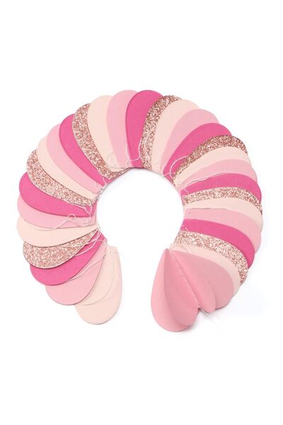 choice2 لافتة زينة ثلاثية الأبعاد على شكل قلب وردي، إكليل قلوب، زينة حفلات ال...