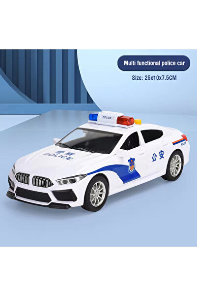 Choice4 Police Car Simulation Open Doors Alloy Police Car Bus Diecast Model T...