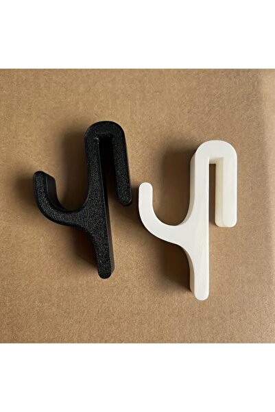Choice1 black and white 3D Shower Hooks Door Hanger Towel Robe Hook Bathroom ...