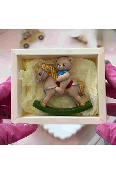 Choice قالب سيليكون راتنجي على شكل حصان هزاز على شكل دب، مناسب للأعمال اليدوي...