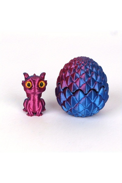 Choice39 مجموعة بيض ديناصورات متعددة الألوان مطبوع بتقنية ثلاثية الأبعاد، قطع...