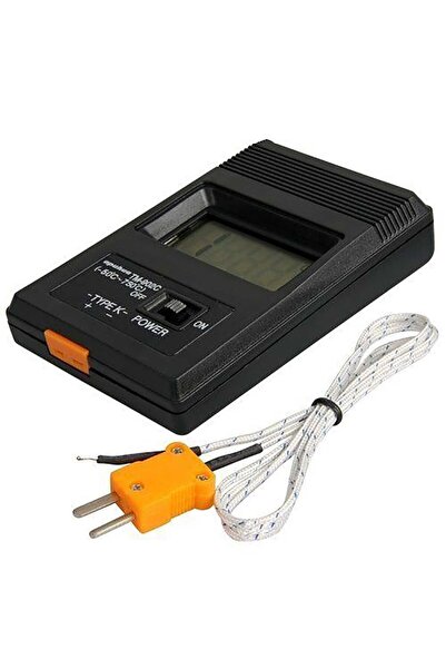 Choice مقياس حرارة أسود TM-902C (-50 درجة مئوية إلى 1300 درجة مئوية) TM902C م...