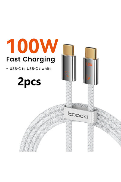 Choice toocki 1m 2pcs 100W Toki 100W/60W USB C to C Cable Fast Charging E-Mar...