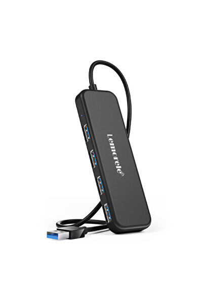 Choice موزع USB-C TC55L-1 من Lemorele، 4 في 1، مزود بـ 4 منافذ USB-A 3.0، بسر...