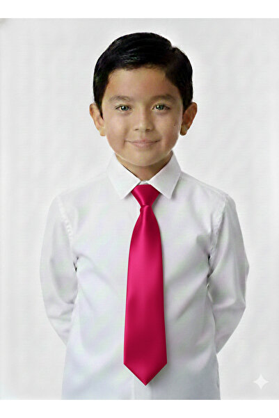 Masal Dünyası Bursa Satin Elastic Practical Boys' Tie - Available in Differen...