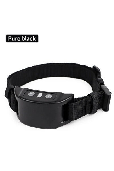 Choice3 Full Black Electric Auto Anti-Bark Collar USB Rechargeable Training C...