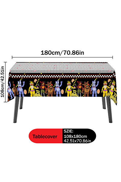 Choice Five Nights at Freddy's 1pcs Tablecloth 1pcs FNAF Theme Cartoon Five N...