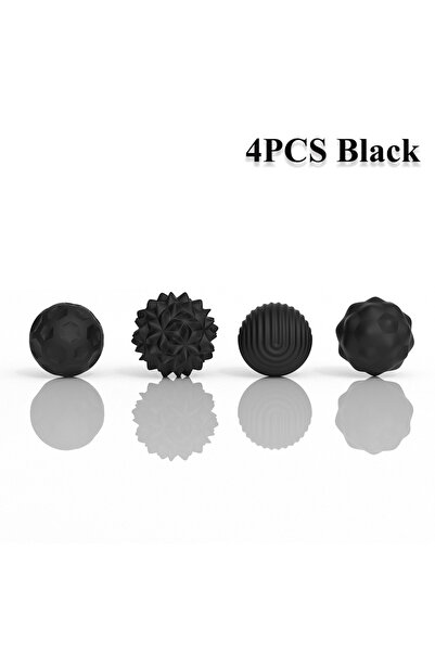 Choice8 4 قطع سوداء، من 2 إلى 8 قطع، لعبة مغناطيسية، كرة سيليكون مغناطيسية، ل...