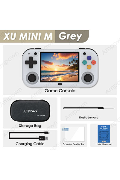 Choice1 جهاز ألعاب محمول صغير الحجم من نوع Ampown XU MINI M، بسعة 64 جيجابايت...
