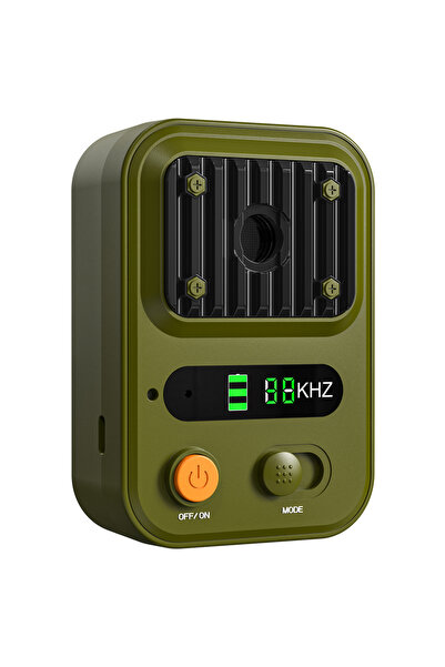 Choice جهاز طرد الكلاب المحمول باللون الأخضر، بتردد 25 كيلو هرتز، مع ثلاثة مس...