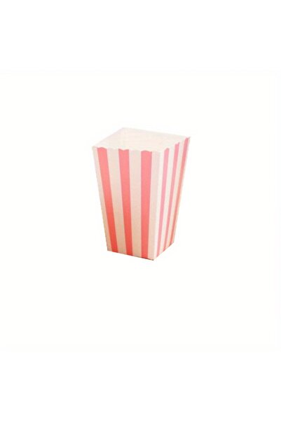 choice2 12 pcs pink stripe 12pcs/pack, Pink Paper Popcorn Boxes, Striped Polk...
