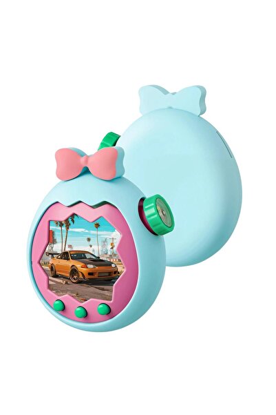 Choice1 جراب حماية لطيف من السيليكون الأزرق للعبة تاماغوتشي بارادايس، لعبة رق...