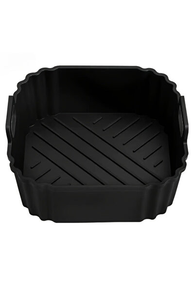 Choice قطعة واحدة سوداء اللون، ملحقات مقلاة الهواء COSORI سعة 2 لتر، صينية خب...