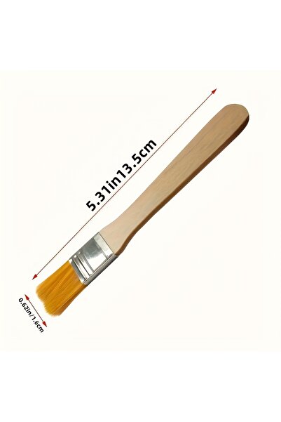 Choice 10pcs 10Pcs Wooden Handle Nylon Bristle Paint Brush for Oil Painting, ...