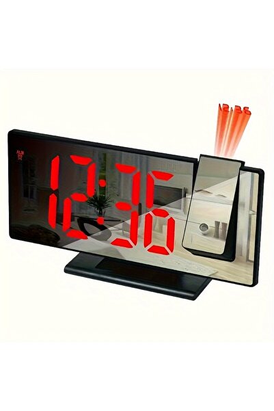 Choice5 ساعة إنذار إسقاطية متعددة الوظائف D2363-BR، ساعة ذكية مضيئة، شاشة رقم...