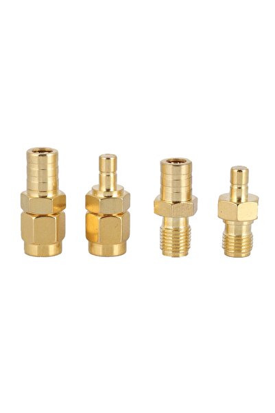 Choice 4pcs SMA Adapter SMB Adapter 4 Type RF Adapter SMA Adapter To SMB Conn...
