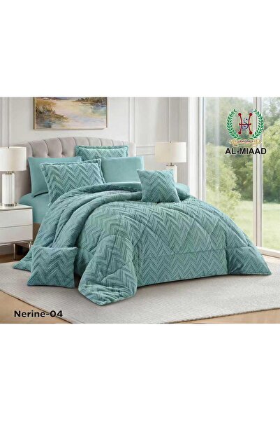 ALMIADD Nirin Winter Rabbit Fur Bedspread (8 Pieces) - Double Size - 230x250