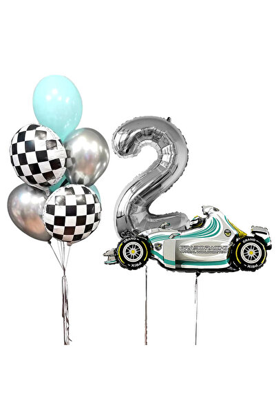 Choice7 Number 32inch HG9150-2 9Pcs Racing Car Foil Balloon 32inch Number Hel...
