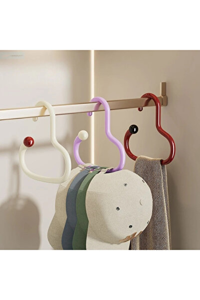 Choice 3 قطع حامل عرض متعدد الوظائف للأوشحة والربطات الدائرية من دوبامين، منا...