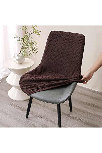 Choice3 غطاء كرسي واحد A7، غطاء كرسي طعام منحني نورديك، غطاء كرسي مطاطي مقاوم...