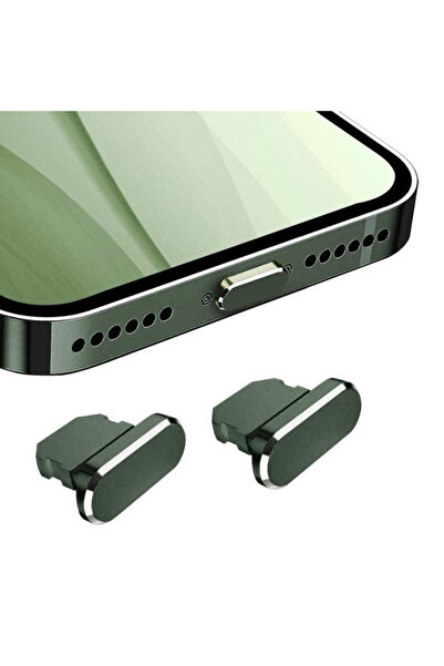 Choice1 2PCS Green 1-10pcs Metal Dust Plug Charging Port Dust Plug for iPhone...