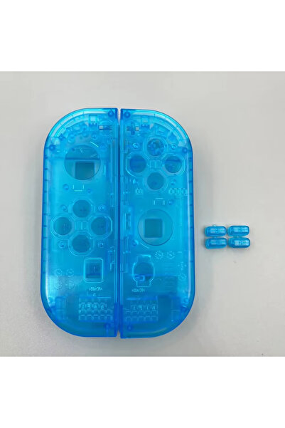 Choice5 Clear blue Transparent Shell for Nintend Switch Joycon Controller Hou...