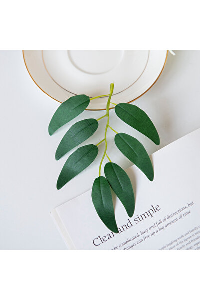 Choice 7 leaves 50pcs 50Pcs Artificial Plant Green Silk Flowers Willow Leaves...