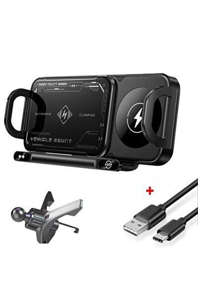 Choice VIKEFON Standard Fold Screen Car Fast Wireless Charger Dual Coil Stand...